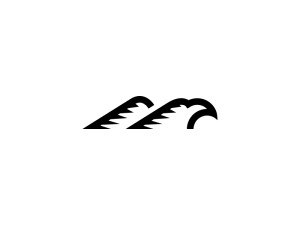 Logotipo Del Halcón De Montaña