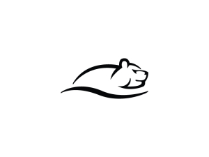 Le Logo De L'ours Noir