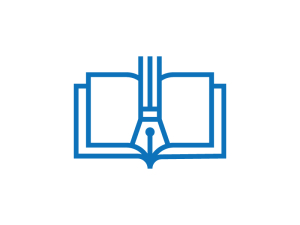Logotipo Del Libro De La Pluma