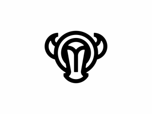 Buchstabe O Bull-Logo