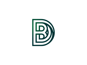 Buchstabe Db Bd Logo