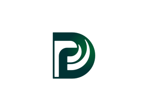 Lettre Dp Initiale Logo Pd
