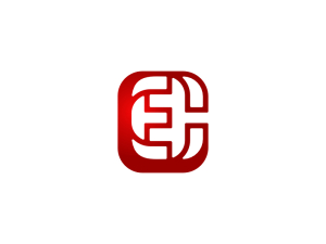 Monograma Letra Ec Ce Logo