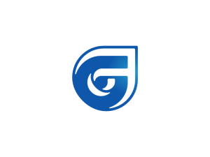 Logotipo De Gota De Letra G