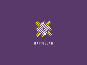 Baitullah Square Kufic Calligraphy Logo