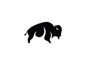 Logotipo Del Bisonte Norteamericano
