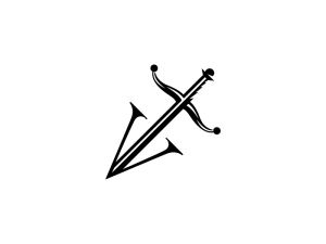 Simple Sword Logo