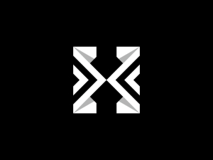 Logotipo De Flecha Letra Hx