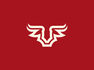 Logotipo De Cabeza De Toro Resistente