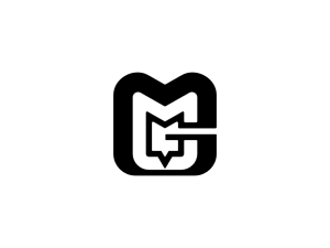Lettre Gm Mg Logo Initial