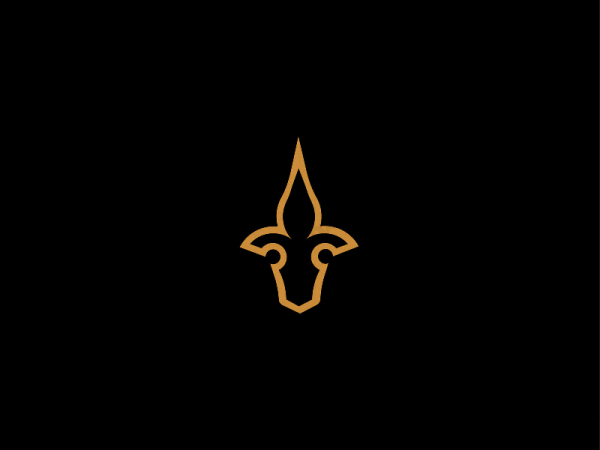 Logo De Cheval Et De Lance