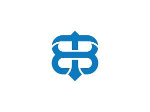 Buchstabe Tb-Bergbau-Logo