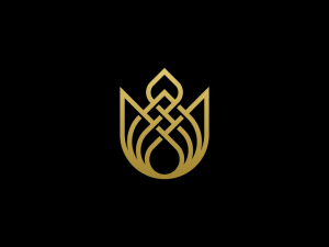 Logo De Fleur De Goutte