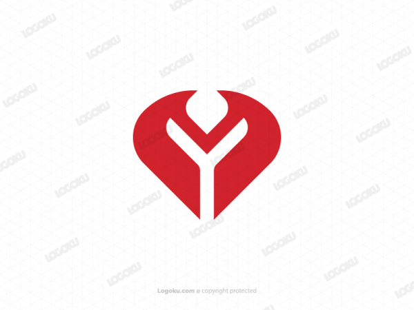 Letters My Or Ym Love Logo