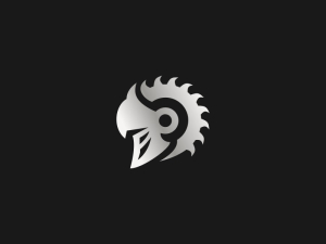 Silver Saw Spartan Logo