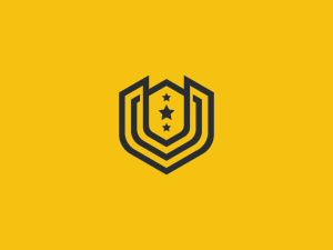 U Shield Monogram Logo