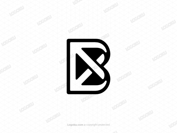 Bx Letra Xb Logotipo Inicial