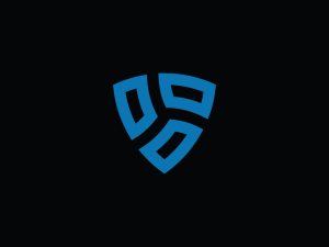 Letter O Shield Logo