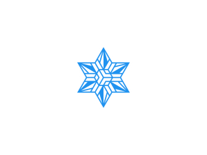 Abstraktes Star Cube Tech-Logo