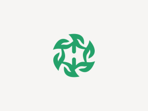 Leaf Letter H Logo