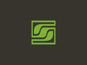 Square S Leaf Logos