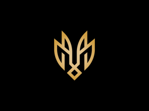 Letter M Lion Logo