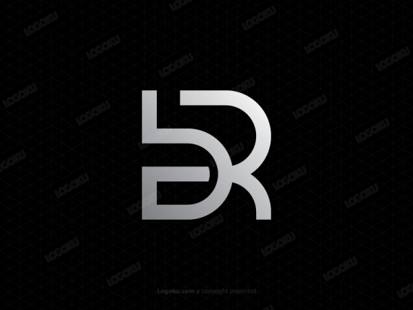Logo De Lettre Minimale Br