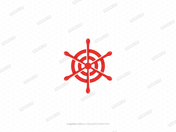 Logo De Direction Du Navire Bullseye