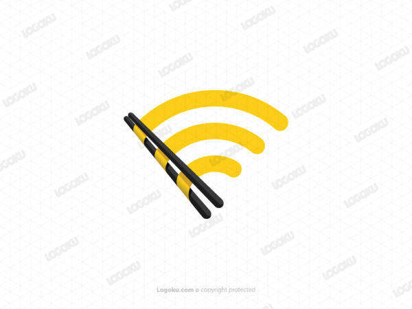 Logotipo De Fideos Wifi