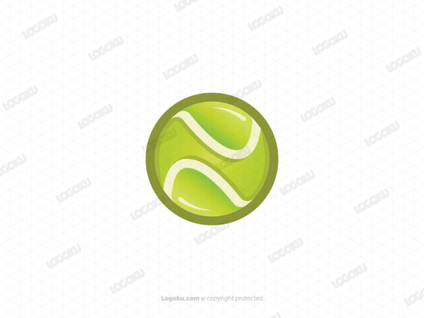 Buchstabe N Tennis-Logo