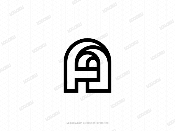 Lettre Fa Du Logo Initial