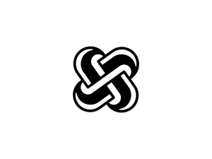 Logo De Monogramme De Rotation D'icône De Lettre X