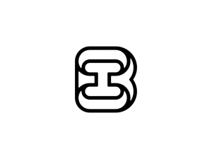 Logotipo De Monograma Inicial De Letra Hb Bh