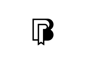 Bp-Buchstabe Pb-Anfangsmonogramm-Logo