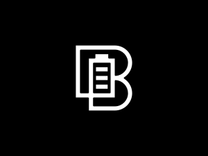 Logo De Batterie Lettre B