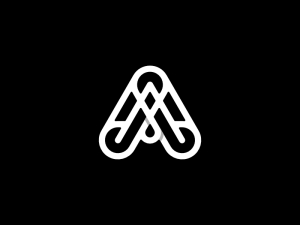 Ein ikonisches Logo mit Buchstaben und Unendlichkeit