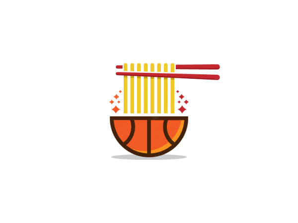 Logo De Basket-ball Ramen