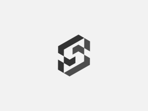 Logotipo De Geometría Letra S
