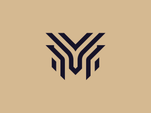 Letter Ym Wolf Logo