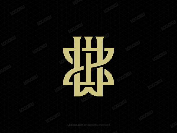 Logotipo Del Monograma Zw