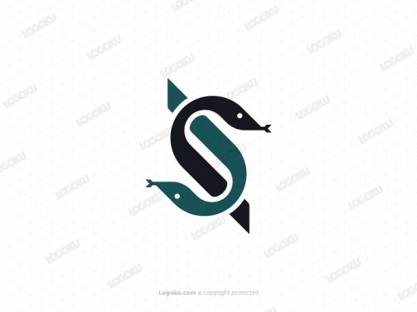 J Or S Snake Logo