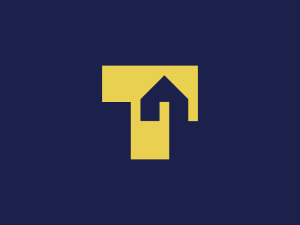 Minimalist T House Logo