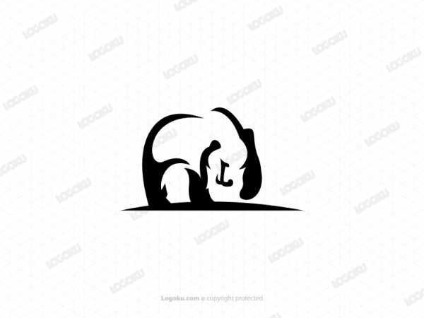 شعار الدب الأسود الكبير