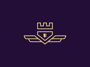 Schlossflügel-Logo zum Verkauf 