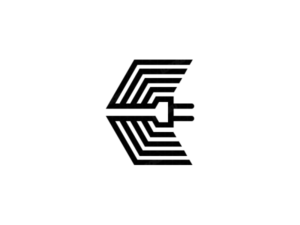 Letter C Plug Logo