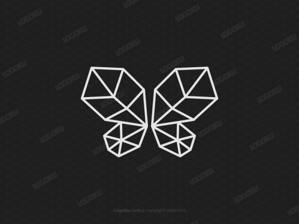 Geometric Butterfly Logo