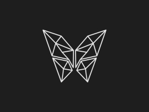 Geometric Butterfly Logo