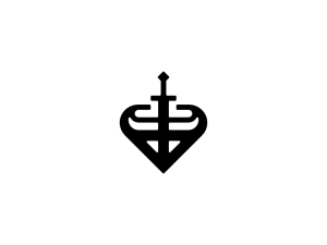 Logo De Taureau à Tête D'épée