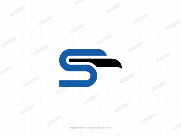 Lettre S Faucon Logo
