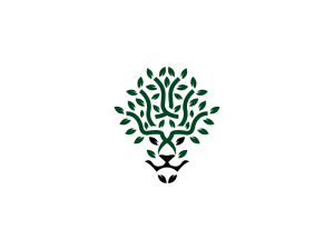 Feuille Feuilles Lion Logo